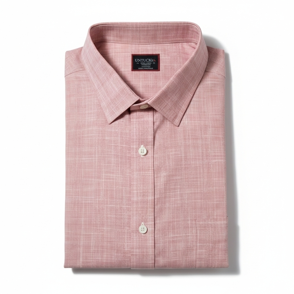 UNTUCKit XX Large Men's Light Red Dress Shirt